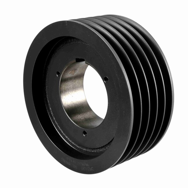 5 Groove Cast Iron Bushed Bore Multiple Sheave, 5R5V90